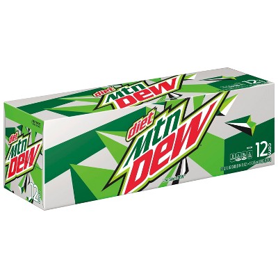 Diet Mountain Dew Citrus Soda - 12pk/12 fl oz Cans