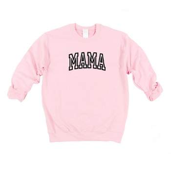 Simply Sage Market Women's Graphic Sweatshirt Embroidered Mama- White Embroidery