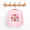 The Juniper Shop Coquette Christmas Collage Toddler Long Sleeve Tee - 2 of 3