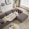 108 Modern Chenille Sectional Sofa with 6 Pillows - Right Chaise Configuration" - 3 of 4