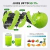 Cold Press Juicer – 5.3" Feed Chute, 1.7L Capacity, High Juice Yield, Juicer Machine, Powerful Slow Juicer with Total Pulp Control Easy to Clean - 3 of 4