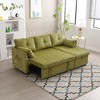 CAVINAS Modular L-Shaped Sofa, Modular 3 Seater Sofa with Reversible Chaise Lounge, Sofa Bed, Sleeper Sofa, Sofa Combination with Storage Seats - 4 of 4