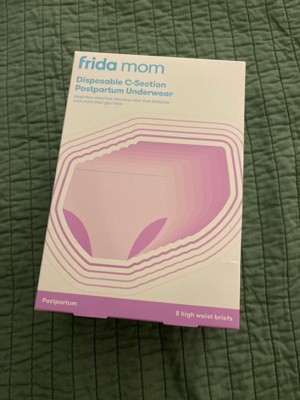 Frida Mom Disposable High Waist C-Section Postpartum Underwear | Super  Soft, Stretchy, Breathable, Wicking, Latex-Free, Regular (8 Count)