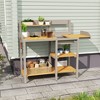 Whisen Wooden Potting Bench - 2 of 4