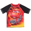 Disney Cars UPF 50+ Pullover Rash Guard and Swim Trunks Outfit Set Toddler Sizes (2T - 7-8) - 3 of 4