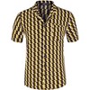 Lars Amadeus Men's Summer Irregular Printed Camp Collar Short Sleeves Button Down Hawaiian Shirt - 2 of 4
