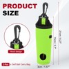 Unique Bargains Neoprene Waist-Mounted Lightweight Golf Ball Carry Bags 2 Pcs - 2 of 4