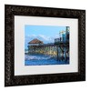 Trademark Fine Art Mich Catanzaro Cocoa Beach Pier Matted Framed Art - 3 of 4
