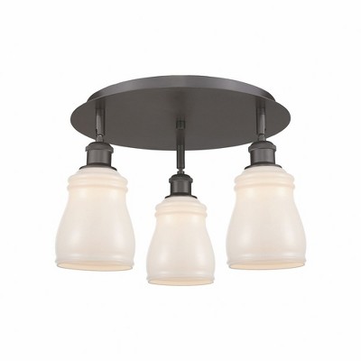 Ellery - 3 Light Flush Mount In Nautical Style-9.5 Inches Tall and 16.5 Inches Wide