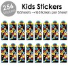 Big Dot of Happiness Bam Superhero - Birthday Party Favor Kids Stickers - 16 Sheets - 256 Stickers - 2 of 4