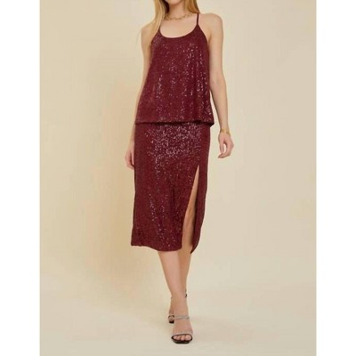 Women's Sequin Racerback Tank - be cool