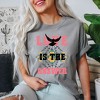 Simply Sage Market Women's Love is The Answer Short Sleeve Garment Dyed Tee - S - Grey - 2 of 2