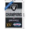 Trends International NFL Las Vegas Raiders - Champions 23 Framed Wall Poster Prints - 3 of 4