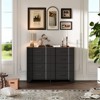Farmhouse Drawers Dresser for Bedroom, Wood Curved Wide Chest of Drawers - 3 of 4