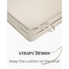 Patio Chair Cushions Set of 2, Waterproof Outdoor Seat Cushions - 3 of 4