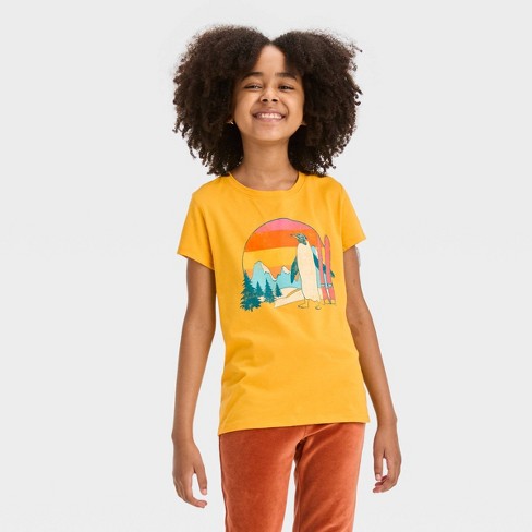 Girls mustard 2024 yellow shirt