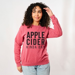 Simply Sage Market Apple Cider Kinda Day Sweatshirt - 1 of 2