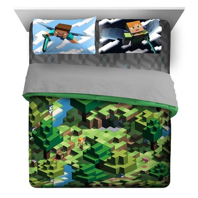 Queen Minecraft Daytime Bed in a Bag