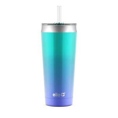 Photo 1 of Ello Beacon 24oz Stainless Steel Tumbler - Mint/Blue Fade