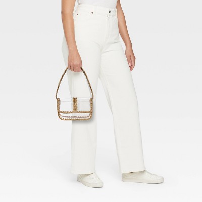 Сумки A New Day Shoulder Bag with Straw Detail - A New Day™ Clear — фото 2