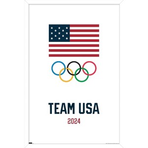 Trends International Team USA - Logo Framed Wall Poster Prints - 1 of 4