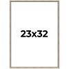 PosterPalooza | Photo Size Classic Modern Silver Frame - UV Acrylic, Foam Board Backing, Hanging Hardware - 2 of 4