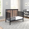 VYNXARIA 4-in-1 Convertible Crib Black/Vintage Walnut - 2 of 4