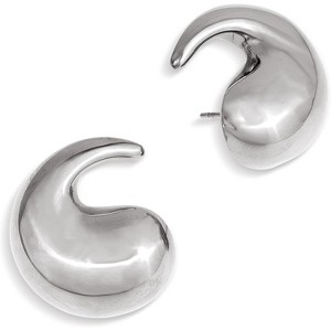 Sonateomber Gold Crystal Huggie Hoops | Sparkling CZ & Rhinestone Thick Earrings for Women - 1 of 4