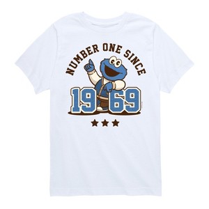 Boys' - Sesame Street - Cookie Monster One Since 1969 Short Sleeve Graphic T-Shirt - 1 of 4