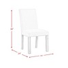 Turner Upholstered Side Chair Set Natural: Linen Fabric, Foam Cushion, Armless - Picket House Furnishings - 2 of 4