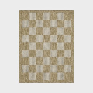 Playa Rug Daisy Rectangle Woven Indoor Outdoor Rugs - 1 of 4