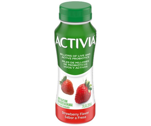 Dannon Activia Strawberry Flavored Probiotic Drink - 7 fl oz