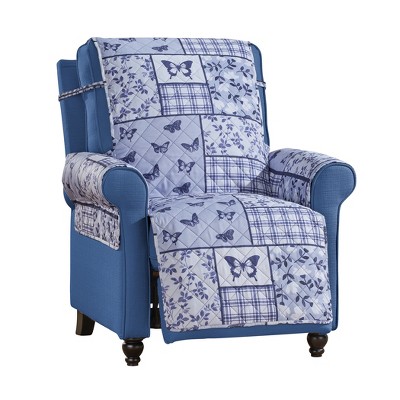 Collections Etc Butterfly Patchwork Furniture Protector