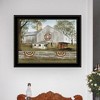 Gulches Series "American Star Quilt Block Barn" in by Billy Jacobs 1 Piece Black Frame Print Modern Home Decor Poster Art Print 21 in. x 1 in. - 2 of 4