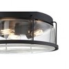 Quoizel Lighting Ludlow 3 - Light Flush Mount in  Earth Black - 4 of 4
