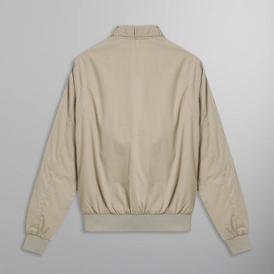 Мужские куртки Members Only Men's Classic Iconic Racer Bomber Jacket - Khaki - Large — фото 8
