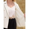 INSPIRE CHIC Women's Notch Lapel Long Sleeve Double Breasted Work Blazer - 4 of 4