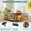 CAVINAS Dog House for Large/Medium Dogs,Dog Crate with Storage and Double Doors,Dog Kennel for Indoor - 4 of 4