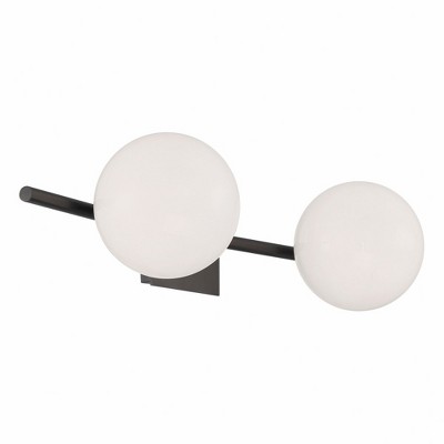 Norwell Lighting Perch 2 - Light Sconce in  Acid Dipped Black
