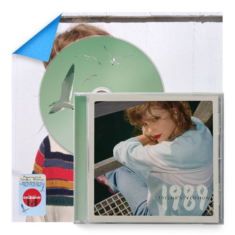 Taylor Swift - 1989 (Taylor&#39;s Version) Aquamarine Green Deluxe Poster Edition (Target Exclusive, CD), 1 of 9