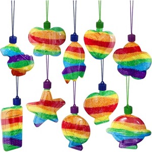 ArtCreativity Bulk Assorted Fillable Sand Art Bottle Necklaces (Pack of 60) - 1 of 4