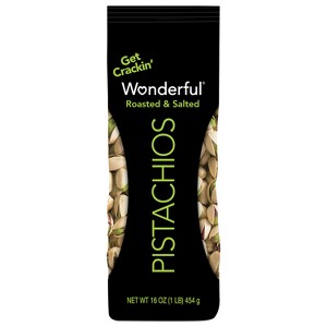 Wonderful Pistachios Roasted & Salted - 16oz - 1 of 4