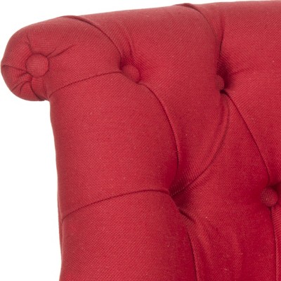Cranberry Barrel Spot Wood Transitional Armless Chair