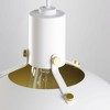 Maxim Lighting Dawn 1 - Light Pendant in  White/Satin Brass - 3 of 3