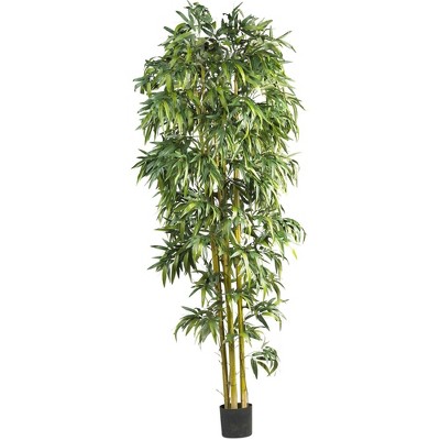 Nearly Natural 8-ft Biggy Style Bamboo Tree : Target