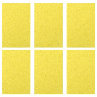 Unique Bargains Kitchen Bathroom High-Density Foam Efficient Cleaning Sponge 6 Pcs
