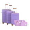 Whisen 5-Piece Set Luggage Sets ABS Lightweight Suitcase with Travel Bag, Toiletry Bag, TSA Lock and Rotating Wheels - 4 of 4