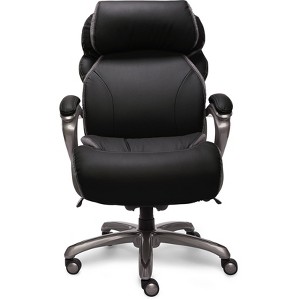 Big & Tall Smart Layers Premium Elite Executive Chair with Air-Bliss Black Multi-Tone-Leather - Serta, Brown