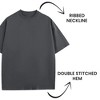 Blu Rock Men's Oversized Heavyweight Cotton Crew Neck Short Sleeve Tee Loose Fit Tops-5 Pack - 4 of 4