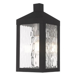 Livex Lighting Nyack 1 - Light Wall Light in  Black - 1 of 4